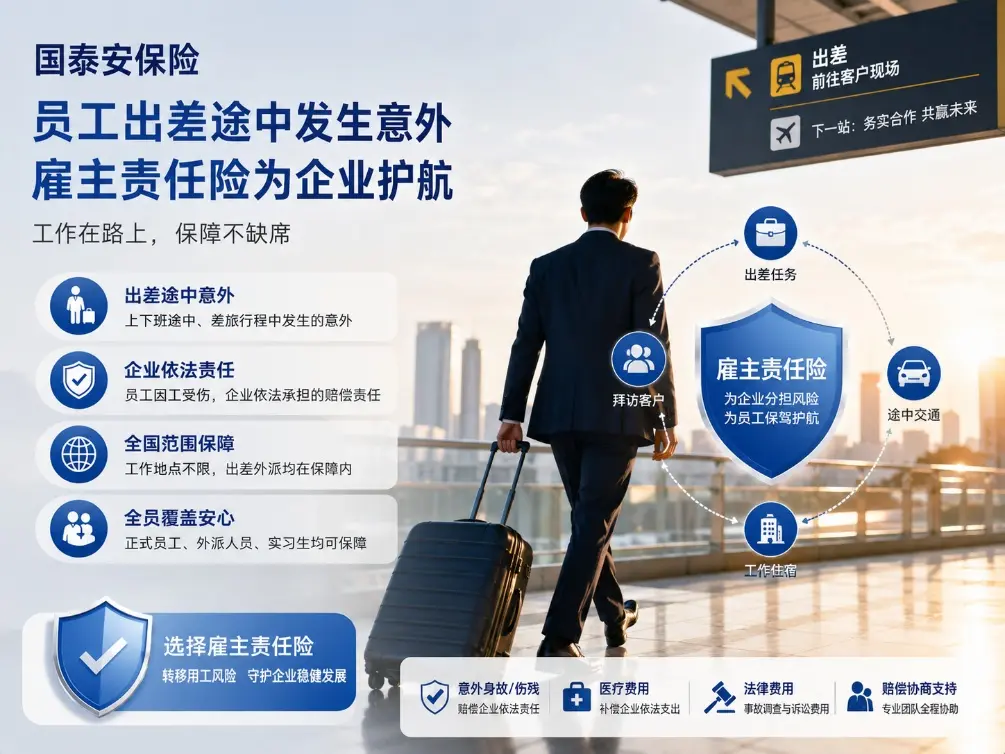 员工出差途中发生意外,公司买的雇主责任险能不能管?关键要看“是不是在工作”(图1) 员工出差途中发生意外,公司买的雇主责任险能不能管?关键要看“是不是在工作”(图1)